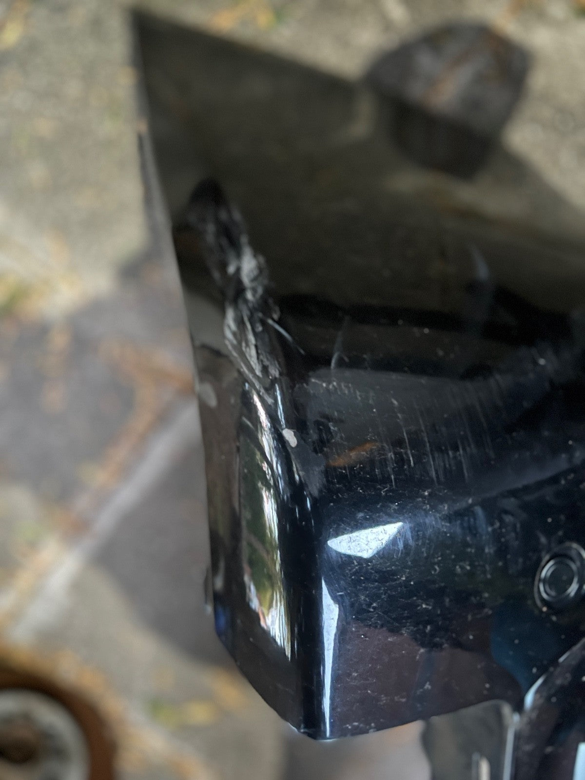 BMW X3 E83 Bumper Rear M Sport PDC Panel Black Sapphire Metallic - 475