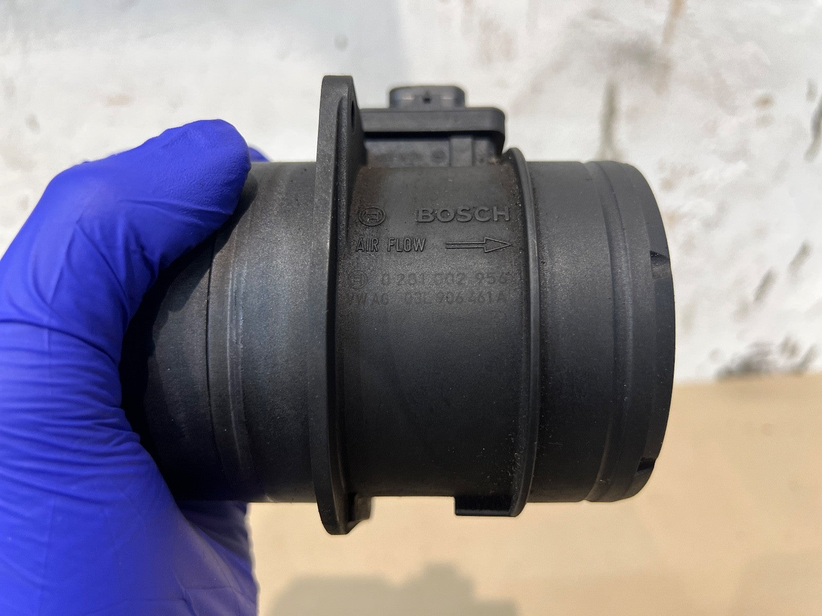 VW AUDI SEAT SKODA 2.0 TDI MASS AIRFLOW METER SENSOR 03L906461A 0281002956