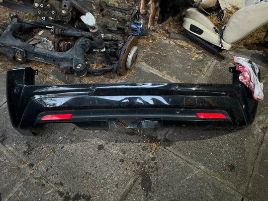BMW X3 E83 Bumper Rear M Sport PDC Panel Black Sapphire Metallic - 475