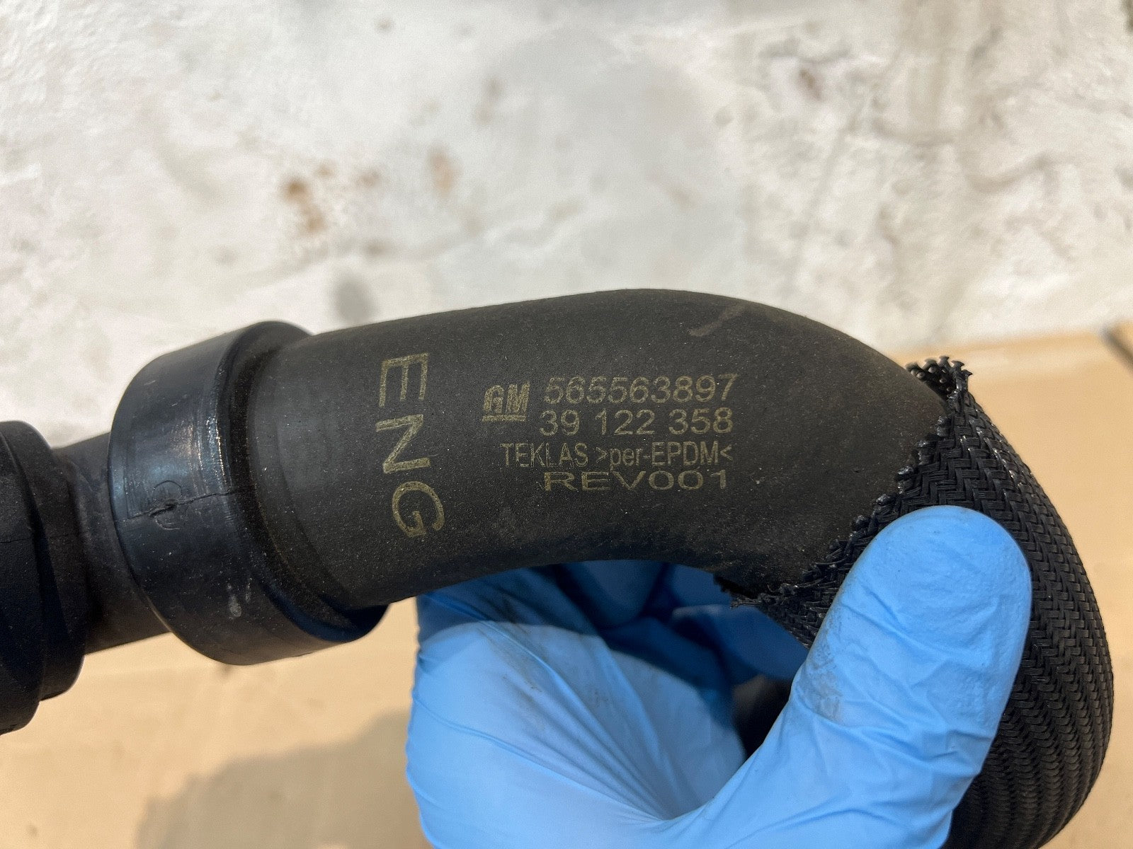 16-21 VAUXHALL ASTRA K MK7 1.6 DIESEL WATER COOLANT PIPE HOSE B16DTU 565563897