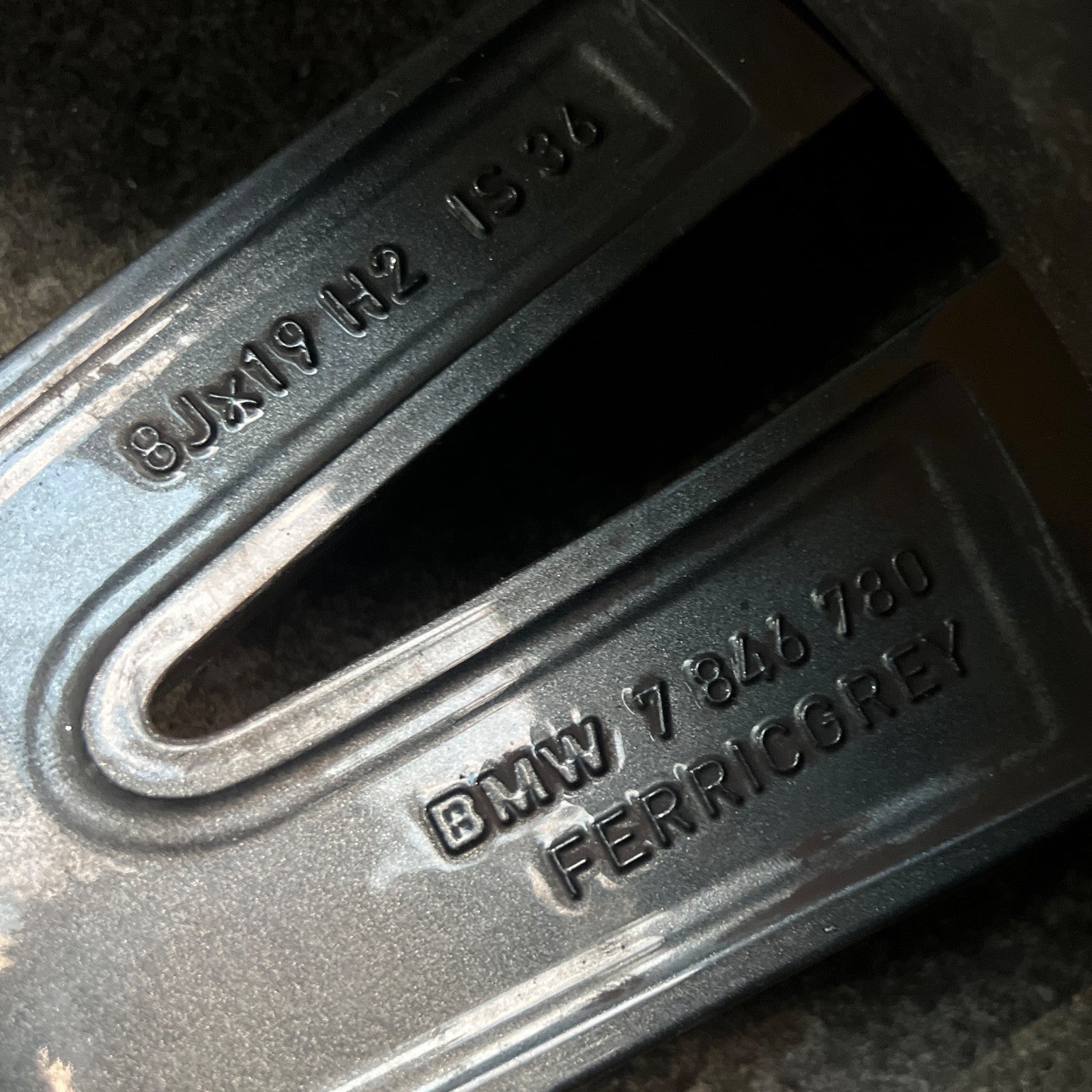 GENUINE BMW 3 4 SERIES F30 F32 F36 442M FRONT ALLOY WHEEL 8Jx19" ET:36 7846780